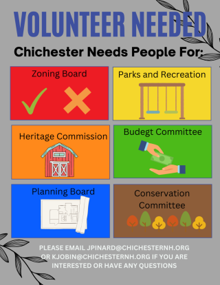 Volunteer Opportunities for the Town of Chichester!